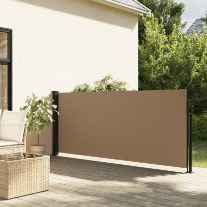 Copertina laterală retractabilă, gri taupe, 100x300 cm GartenMobel Dekor