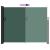 Copertina laterală retractabilă, verde închis, 160x500 cm GartenMobel Dekor