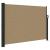 Copertină laterală retractabilă, gri taupe, 140x600 cm GartenMobel Dekor