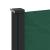 Copertină laterală retractabilă, verde închis, 160 x 600 cm GartenMobel Dekor