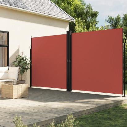 Copertină laterală retractabilă, teracotă, 200x600 cm GartenMobel Dekor