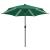 Umbrelă de soare, LED-uri și stâlp aluminiu, verde, 300 cm GartenMobel Dekor