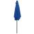 Umbrelă de soare, LED-uri și stâlp aluminiu, azur, 300 cm GartenMobel Dekor