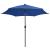 Umbrelă de soare, LED-uri și stâlp aluminiu, azur, 300 cm GartenMobel Dekor
