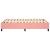 Cadru de pat box spring, roz, 140x200 cm, catifea GartenMobel Dekor