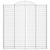 Coș gabion arcuit 200x30x200/220 cm fier galvanizat GartenMobel Dekor