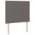 Pat box spring cu saltea, gri, 100x200 cm, piele ecologică GartenMobel Dekor