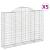 Coșuri gabion arcuite 5 buc, 200x30x140/160cm, fier galvanizat GartenMobel Dekor
