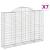Coșuri gabion arcuite 7 buc, 200x30x140/160cm, fier galvanizat GartenMobel Dekor