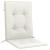 Perne scaun cu spătar scund 4buc. melanj crem 100x50x4cm textil GartenMobel Dekor