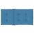 Perne scaun spătar mic 6 buc. melanj albastru 100x50x4cm textil GartenMobel Dekor