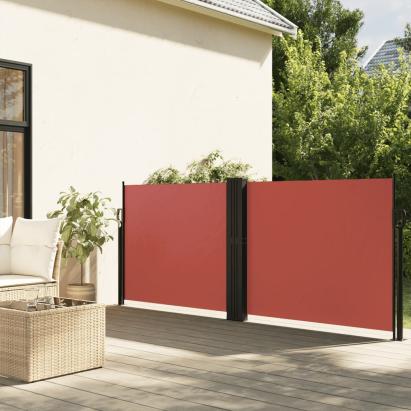 Copertină laterală retractabilă, teracotă, 120 x 600 cm GartenMobel Dekor