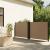 Copertină laterală retractabilă, gri taupe, 120 x 600 cm GartenMobel Dekor