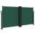 Copertină laterală retractabilă, verde închis, 120 x 600 cm GartenMobel Dekor
