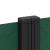 Copertină laterală retractabilă, verde închis, 120 x 600 cm GartenMobel Dekor