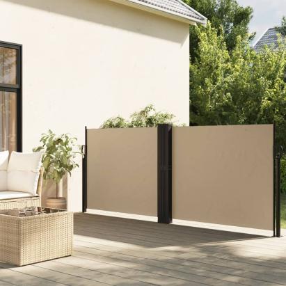 Copertină laterală retractabilă, bej, 140x600 cm GartenMobel Dekor