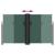 Copertină laterală retractabilă, verde închis, 140 x 1000 cm GartenMobel Dekor