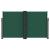 Copertină laterală retractabilă, verde închis, 140 x 1000 cm GartenMobel Dekor