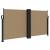 Copertină laterală retractabilă, gri taupe, 120x1200 cm GartenMobel Dekor