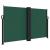 Copertină laterală retractabilă, verde închis, 140x1200 cm GartenMobel Dekor