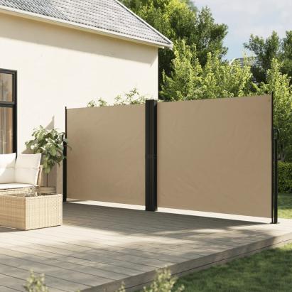 Copertină laterală retractabilă, bej, 160x1200 cm GartenMobel Dekor