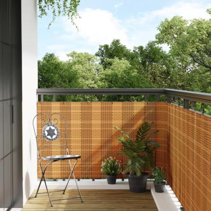 Paravan Balcon Maro Deschis 400x80 cm Poly Rattan GartenMobel Dekor