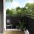 Paravan pentru balcon, negru, 300x80 cm, poliratan GartenMobel Dekor