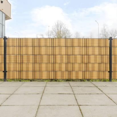 Paravane pentru balcon 5 buc. maro deschis 255x19 cm poliratan GartenMobel Dekor