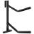 Suport șa cu cârlig de căpăstru, negru, fier, portabil, 2 brațe GartenMobel Dekor
