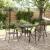 Set mobilier de grădină, 5 piese, bronz, aluminiu turnat GartenMobel Dekor