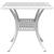 Set bistro, 3 piese, alb, aluminiu turnat GartenMobel Dekor