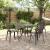 Set mobilier de grădină, 5 piese, bronz, aluminiu turnat GartenMobel Dekor