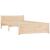 Cadru de pat mic single, 75x190 cm, lemn masiv GartenMobel Dekor