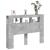 Tăblie de pat cu LED, gri beton, 140x18,5x103,5 cm, lemn GartenMobel Dekor