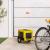 Remorcă bicicletă animale companie galben/negru oxford/fier GartenMobel Dekor