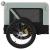 Remorcă bicicletă animale companie gri/negru textil oxford/fier GartenMobel Dekor