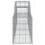 Coșuri gabion arcuite 9 buc, 200x30x40/60 cm, fier galvanizat GartenMobel Dekor