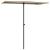 Umbrelă soare de exterior, stâlp aluminiu, gri taupe 180x110 cm  GartenMobel Dekor