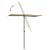 Umbrelă soare de exterior, stâlp aluminiu, gri taupe 180x110 cm  GartenMobel Dekor