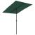 Umbrelă de soare de exterior, stâlp aluminiu, verde, 2 x 1,5 cm  GartenMobel Dekor