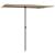 Umbrelă de soare exterior, stâlp aluminiu, gri taupe, 2x1,5 cm  GartenMobel Dekor