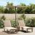 Umbrelă de soare exterior, stâlp aluminiu, gri taupe, 2x1,5 cm  GartenMobel Dekor