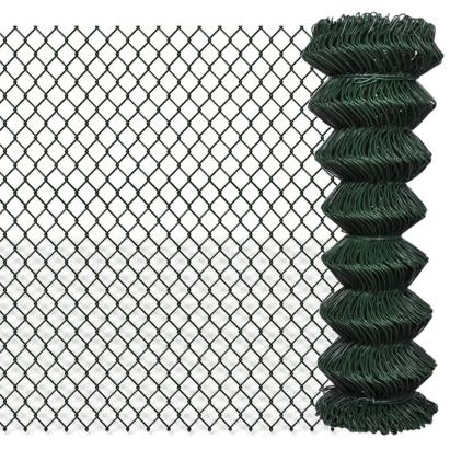 Gard de legătură din plasă, verde, 1,25 x 15 m, oțel GartenMobel Dekor