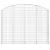 Coș gabion arcuit 200x30x140/160 cm fier galvanizat GartenMobel Dekor