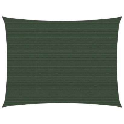 Pânză parasolar, verde închis, 2,5x3 m, HDPE, 160 g/m² GartenMobel Dekor