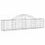 Coșuri gabion arcuite 13 buc, 200x30x40/60 cm, fier galvanizat GartenMobel Dekor