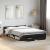 Cadru de pat cu sertare, negru, 120x200 cm, lemn prelucrat GartenMobel Dekor