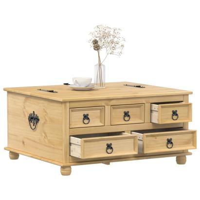 Cutie de depozitare „Corona”, 90x78x45 cm, lemn masiv de pin GartenMobel Dekor