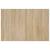 Tăblie de pat, stejar Sonoma, 120x1,5x80 cm, lemn prelucrat GartenMobel Dekor