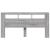 Tăblie de pat cu LED gri sonoma 200x18,5x103,5cm lemn prelucrat GartenMobel Dekor